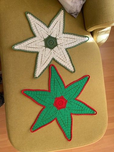 Weihnachtsdecke stern - weihnachtsdecke, -stern-