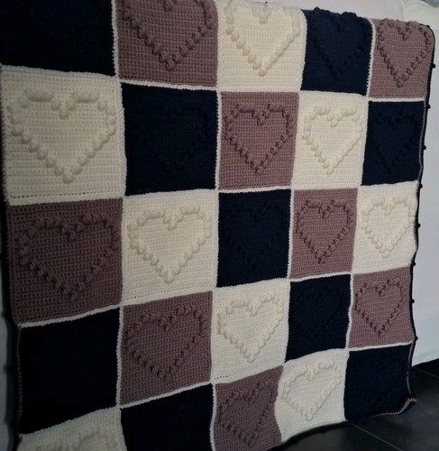 Gehäkelte patchwork popcorn - gehäkelte,