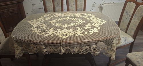 Filettischdecke 150cm 120cm - x,