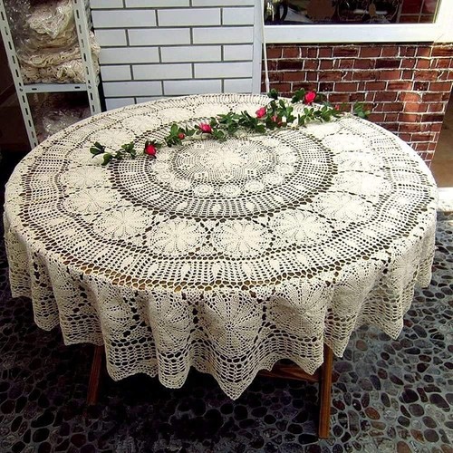 Vintage rund handarbeit - vintage,
