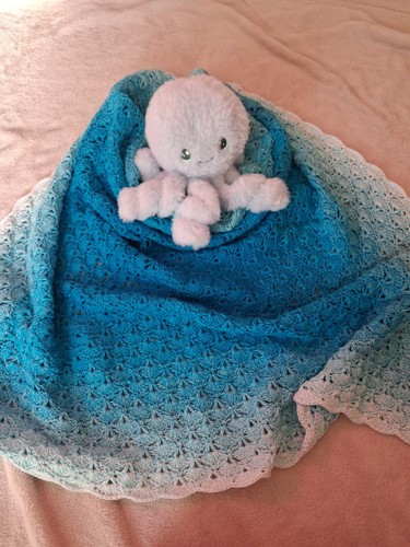 Handgehäkelte babydecke aus - babydecke,