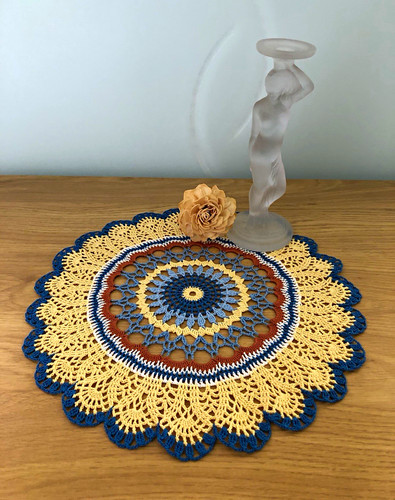 Handmade runde gehäkelte