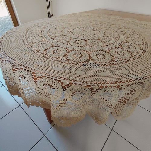 Große tischdecke rund 155 - rund, cm