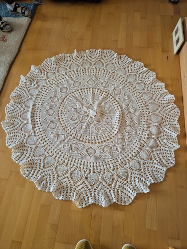 Häkeldecke rund 130 - , cm