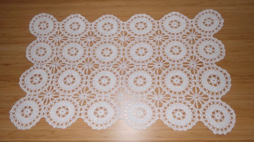 Handarbeit alte tischdecke - handarbeit,