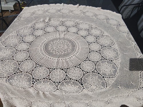Häkel tischdecke rund - häkel,